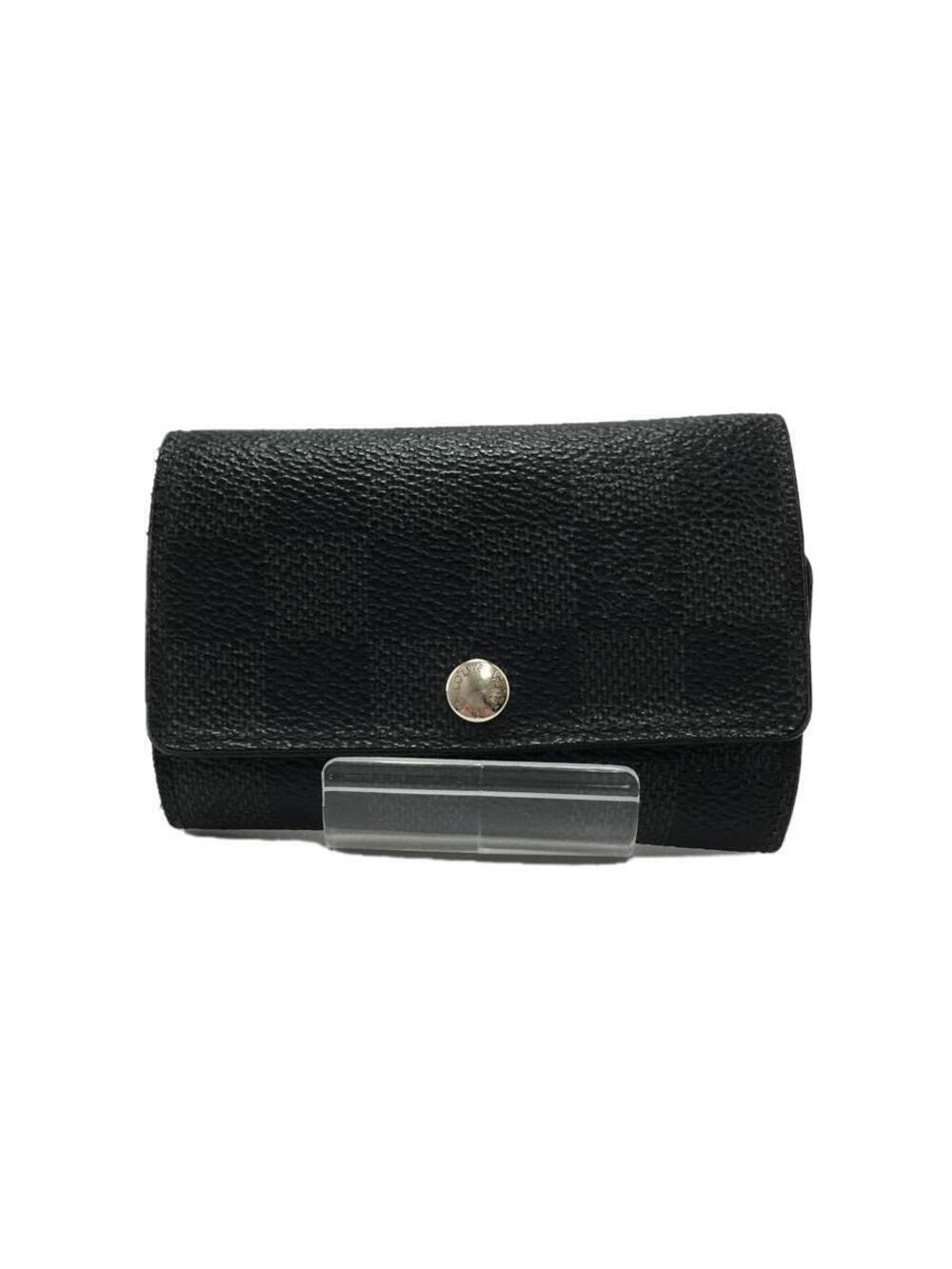 LOUIS VUITTON Multicles Graphite Black Leather Black